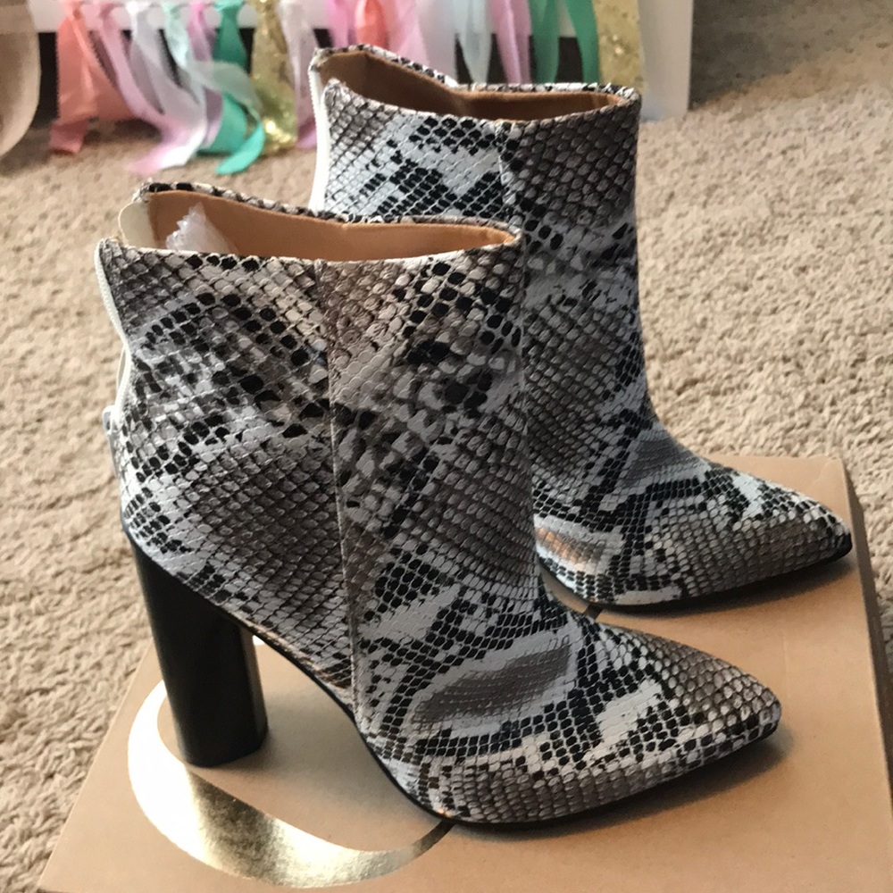 Blake snake print bootie